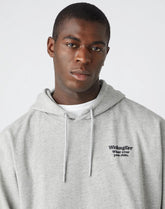 MĘSKA BLUZA WRANGLER WWYG HOODIE MID GREY MEL W6F9H1X37 112141480